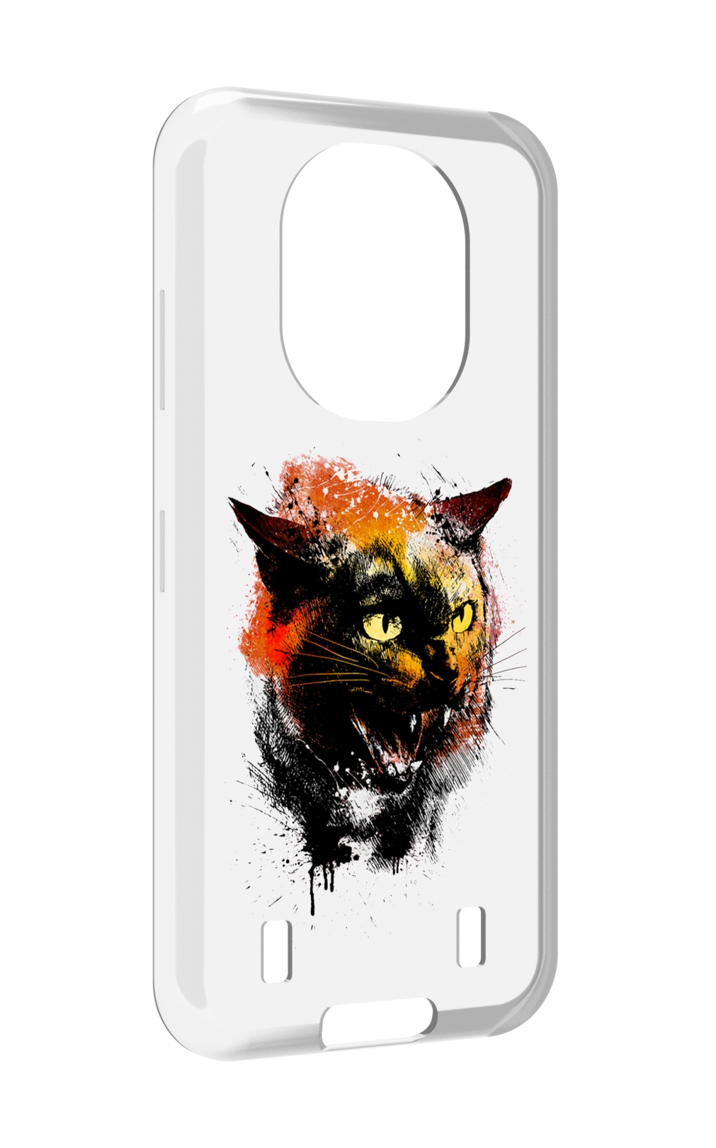 

Чехол MyPads сиамский кот для Oukitel WP16, Прозрачный, Tocco