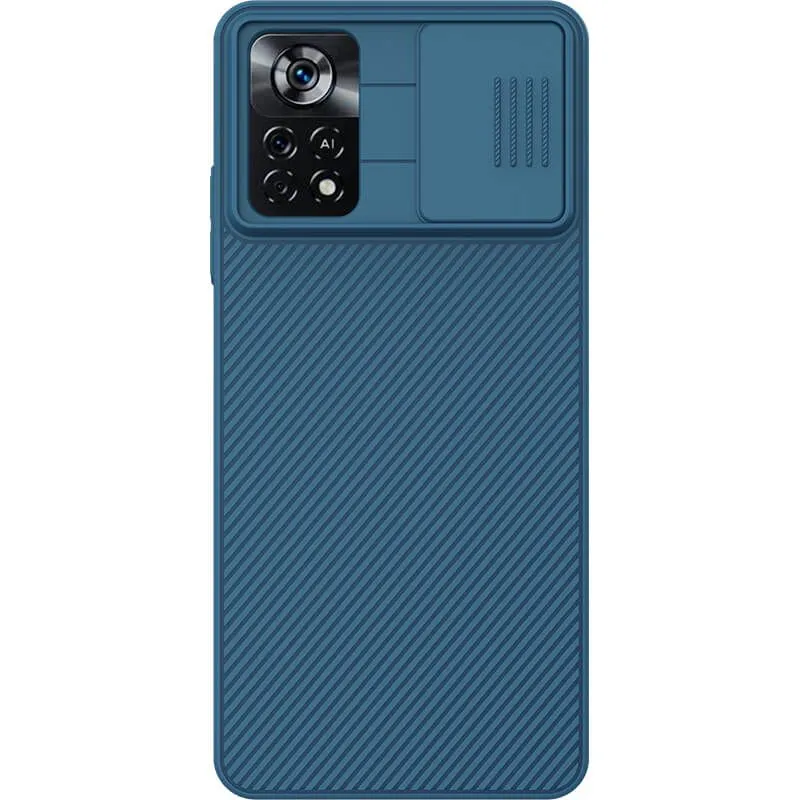 

Пластиковый чехол Nillkin CamShield для Xiaomi Poco X4 Pro 5G, синий, CamShield