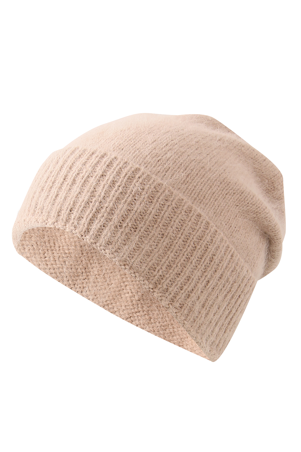 

Шапка женская A + MORE 2109 FLUFFBEANIE бежевая, 2109 FLUFFBEANIE