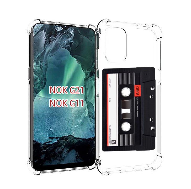 

Чехол Mypads Касета Для Nokia G11/G21, Прозрачный, Tocco