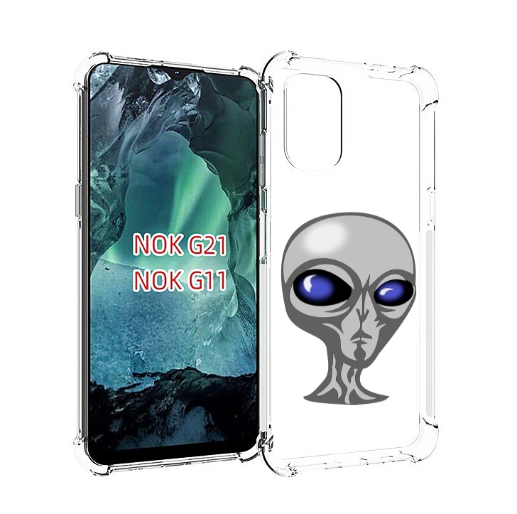 

Чехол Mypads Инопланетянин Для Nokia G11/G21, Прозрачный, Tocco
