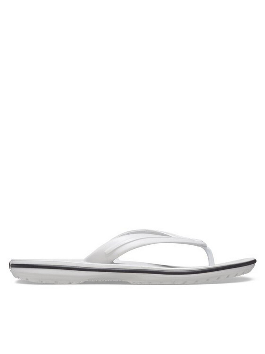 

Вьетнамки женские Crocs Crocband Flip 11033 серые 38.5 EU, Серый, Crocband Flip 11033