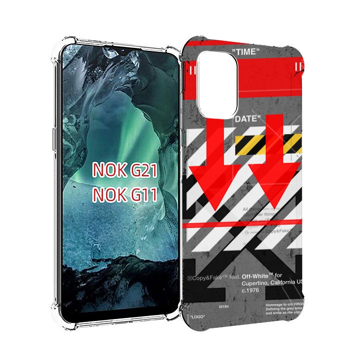 

Чехол Mypads Знаки-Логотипы Для Nokia G11/G21, Прозрачный, Tocco