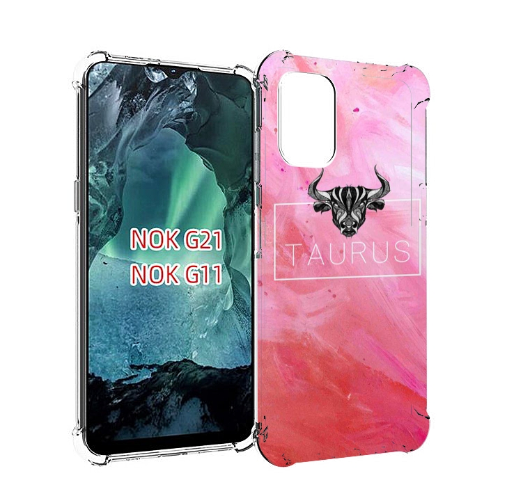 

Чехол Mypads Знак-Зодиака-Телец-3 Для Nokia G11/G21, Прозрачный, Tocco