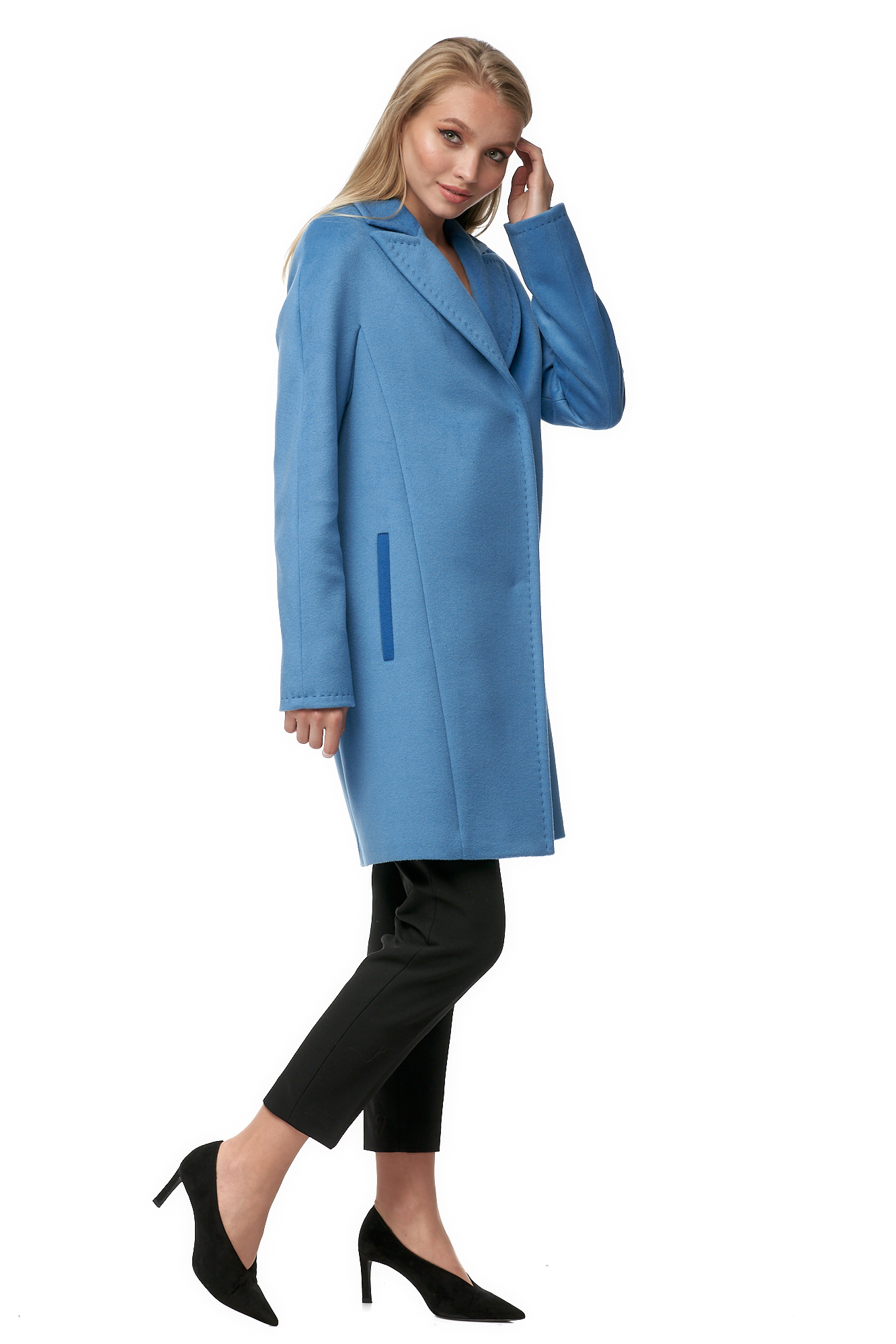 

Пальто женское МОСМЕХА 8012262 голубое 44 RU, Голубой, 8012262