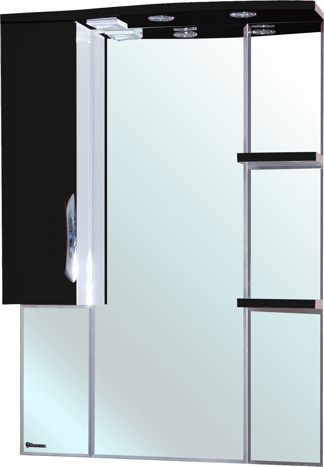 фото Bellezza зеркало-шкаф bellezza лагуна 75 l черный
