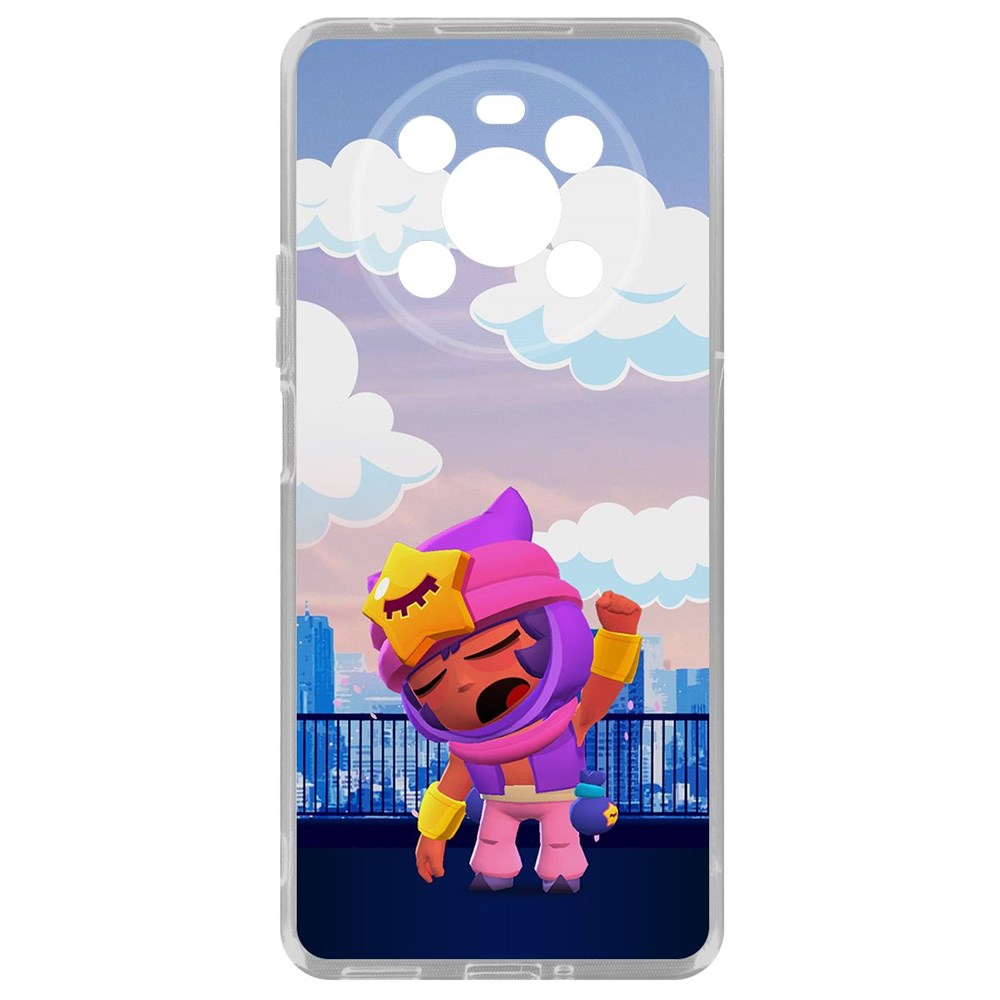 

Чехол Brawl Stars-Сэнди для Honor X9, Прозрачный