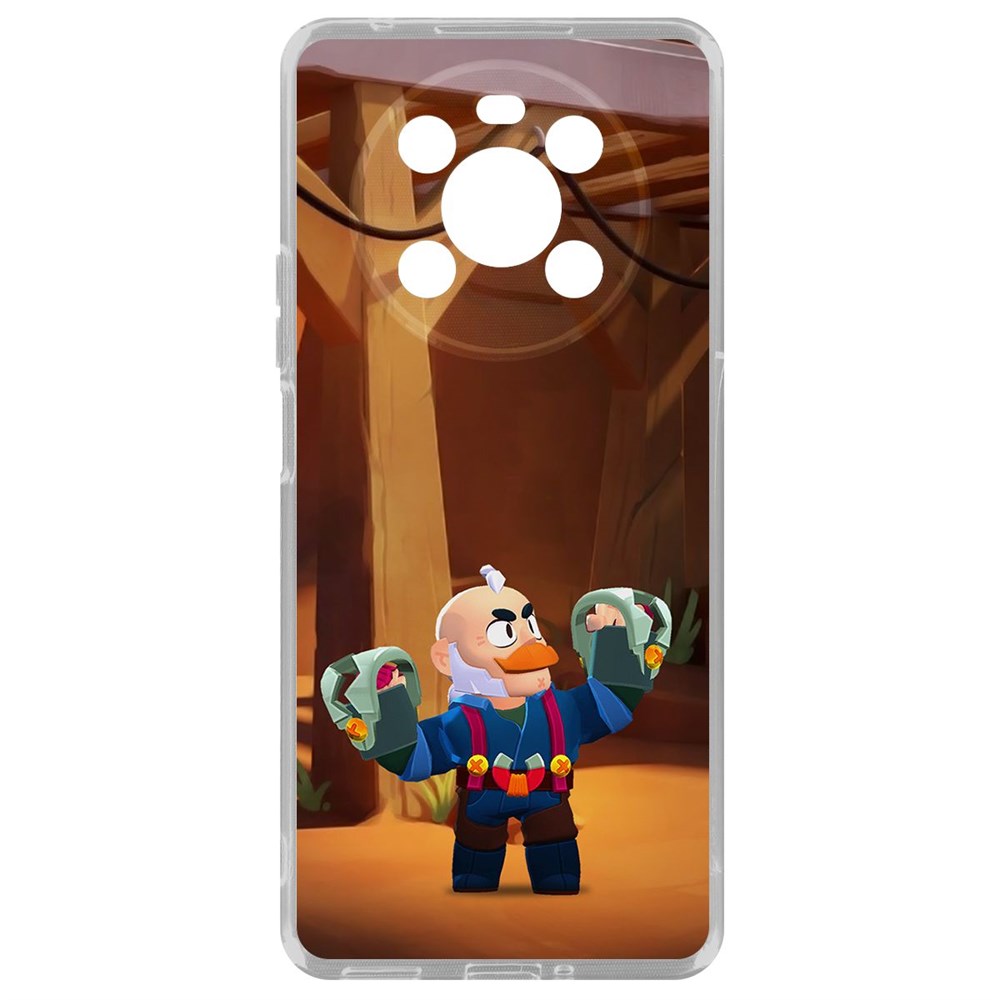 

Чехол Brawl Stars-Сэм для Honor X9, Прозрачный