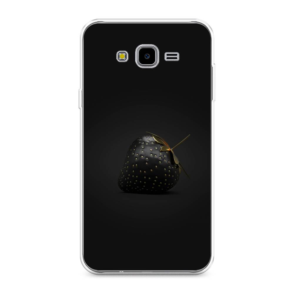 

Чехол Awog на Samsung Galaxy J7 Neo "Черная клубника", Золотистый;черный;серый, 25350-10
