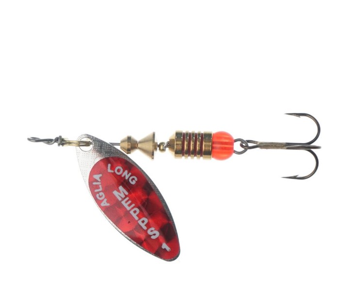 

Блесна вращающаяся Mepps Aglia Long Redbo 1 Silver, Серебристый