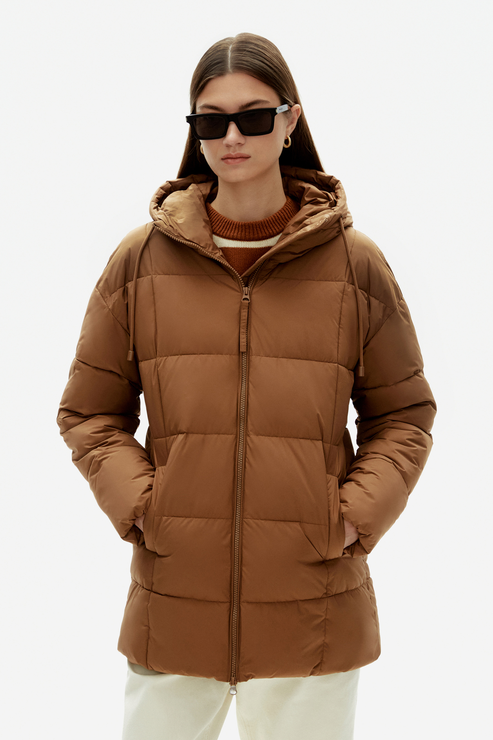 Куртка женская Finn Flare FAC12014 коричневая L
