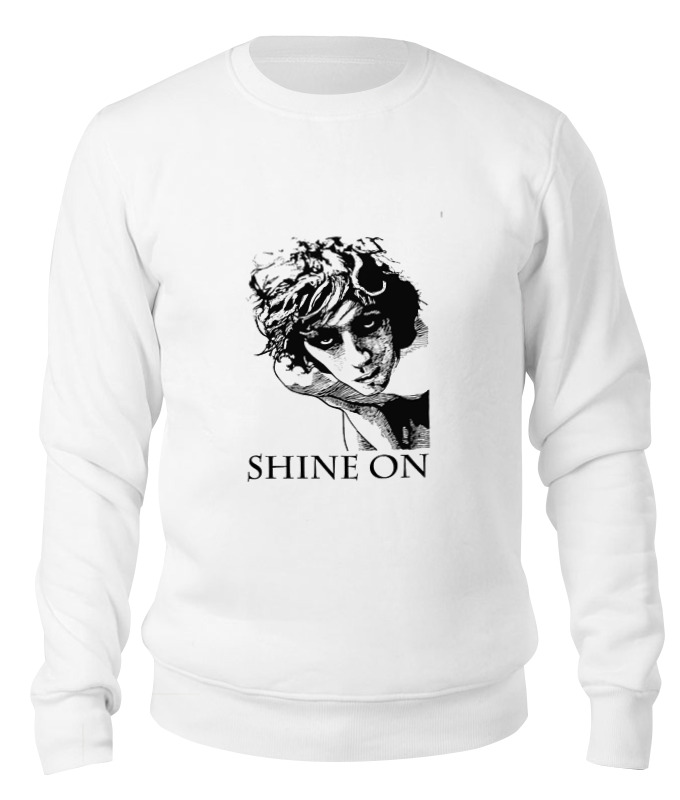 

Свитшот унисекс Printio Syd barret shine on белый XS, Syd barret shine on