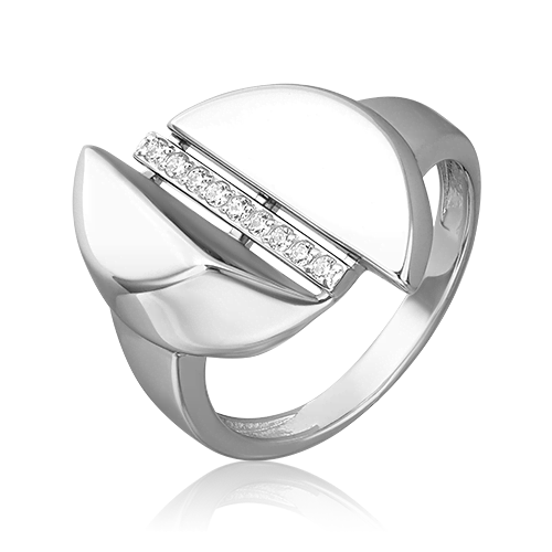 

Кольцо из серебра с фианитом р.17,5 PLATINA jewelry 01-5647-00-401-0200, 01-5647-00-401-0200