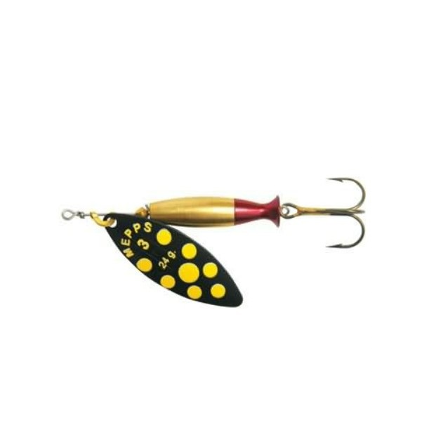 

Блесна вращающаяся Mepps Aglia Long Heavy 1 Black/Yellow, Черный;желтый