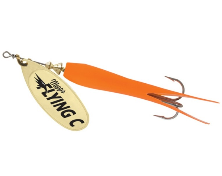 

Блесна вращ. Mepps Aglia Flying C, №3 Gold/Orange
