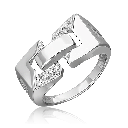 

Кольцо из серебра с фианитом р.17,5 PLATINA jewelry 01-5636-00-401-0200, 01-5636-00-401-0200