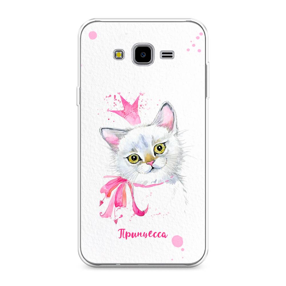 

Чехол Awog на Samsung Galaxy J7 Neo "Моя принцесса", Белый;розовый;серый, 25350-6
