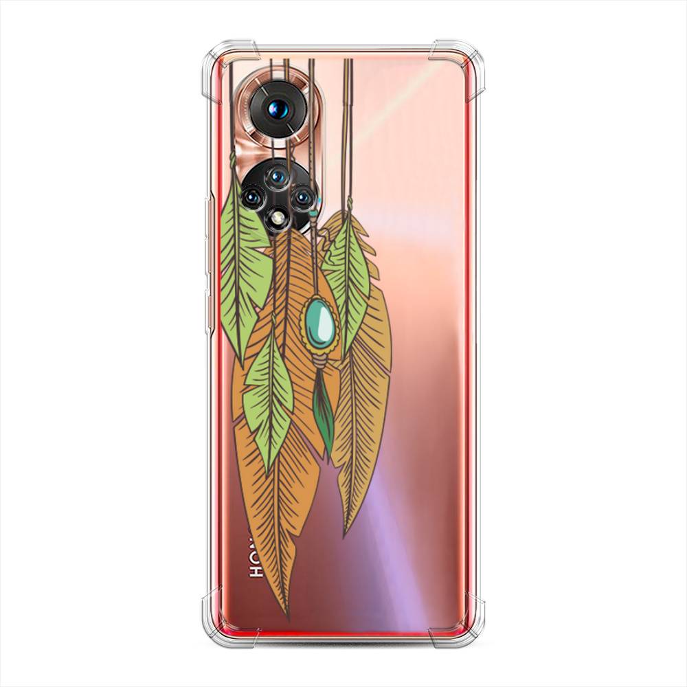 

Чехол Awog на Honor 50 "Оберег перья", Коричневый, 6105451-1