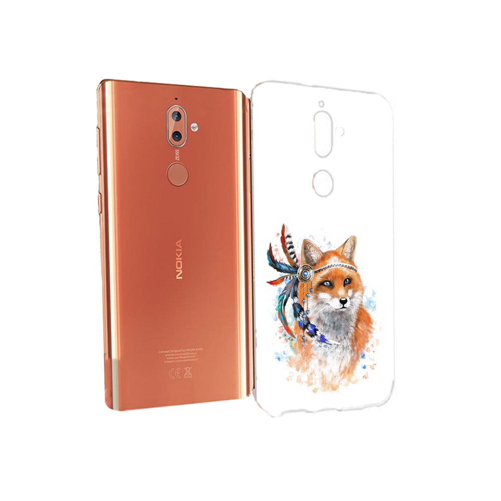 

Чехол MyPads Tocco для Nokia 9 инду лиса (PT126479.94.377), Прозрачный, Tocco