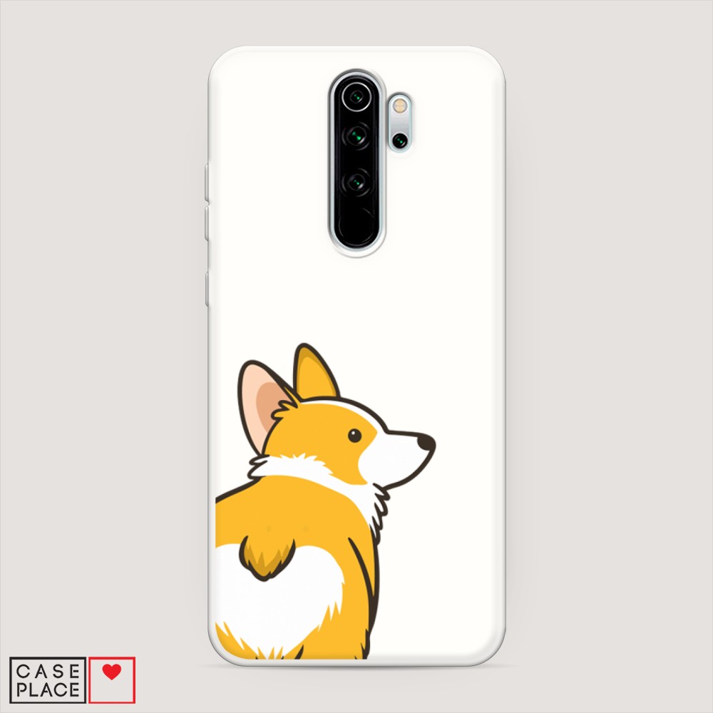 

Матовый силиконовый чехол "Корги следуй за мной" на Xiaomi Redmi Note 8 Pro