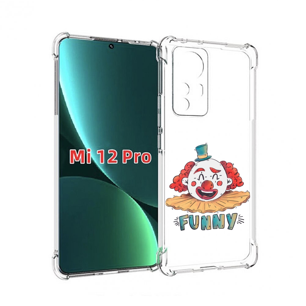 

Чехол MyPads клоун-смешной для Xiaomi 12S Pro, Прозрачный, Tocco