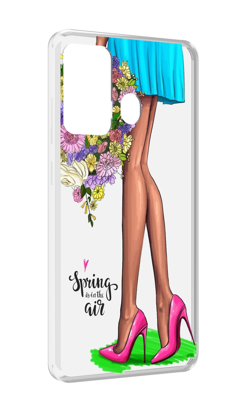 

Чехол MyPads Весна-в-воздухе женский для ITEL A27 / ITEL P17, Прозрачный, Tocco
