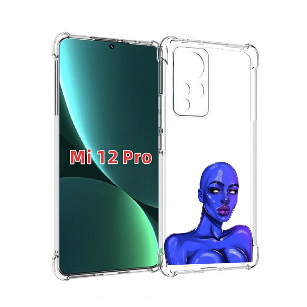 

Чехол MyPads инопланетянка для Xiaomi 12S Pro, Прозрачный, Tocco