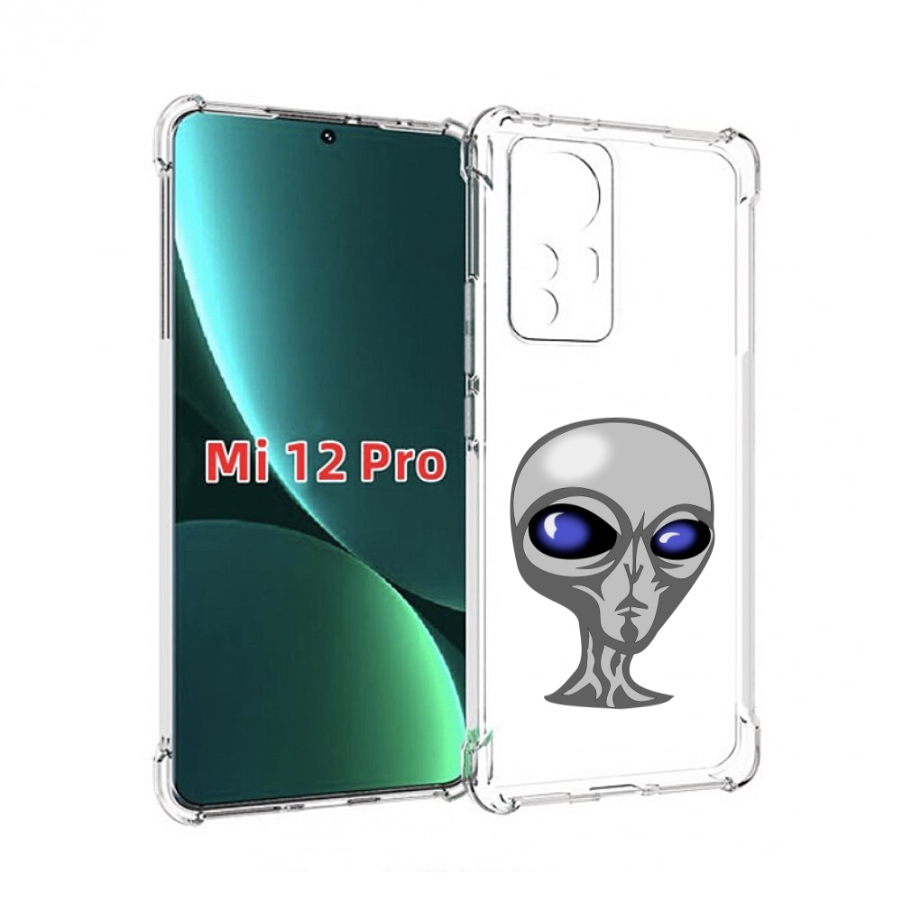 

Чехол MyPads инопланетянин для Xiaomi 12S Pro, Прозрачный, Tocco