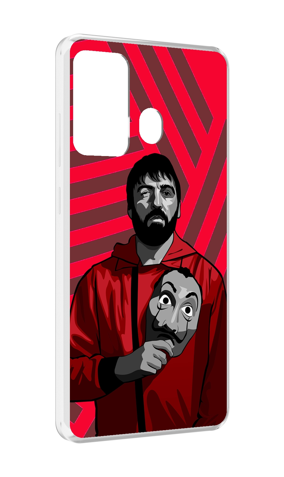 

Чехол MyPads Богата-Бумажный-дом для ITEL A27 / ITEL P17, Прозрачный, Tocco