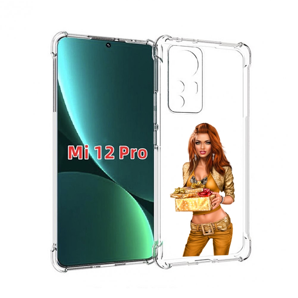 

Чехол MyPads золотая-девочка-с-подарком женский для Xiaomi 12S Pro, Прозрачный, Tocco