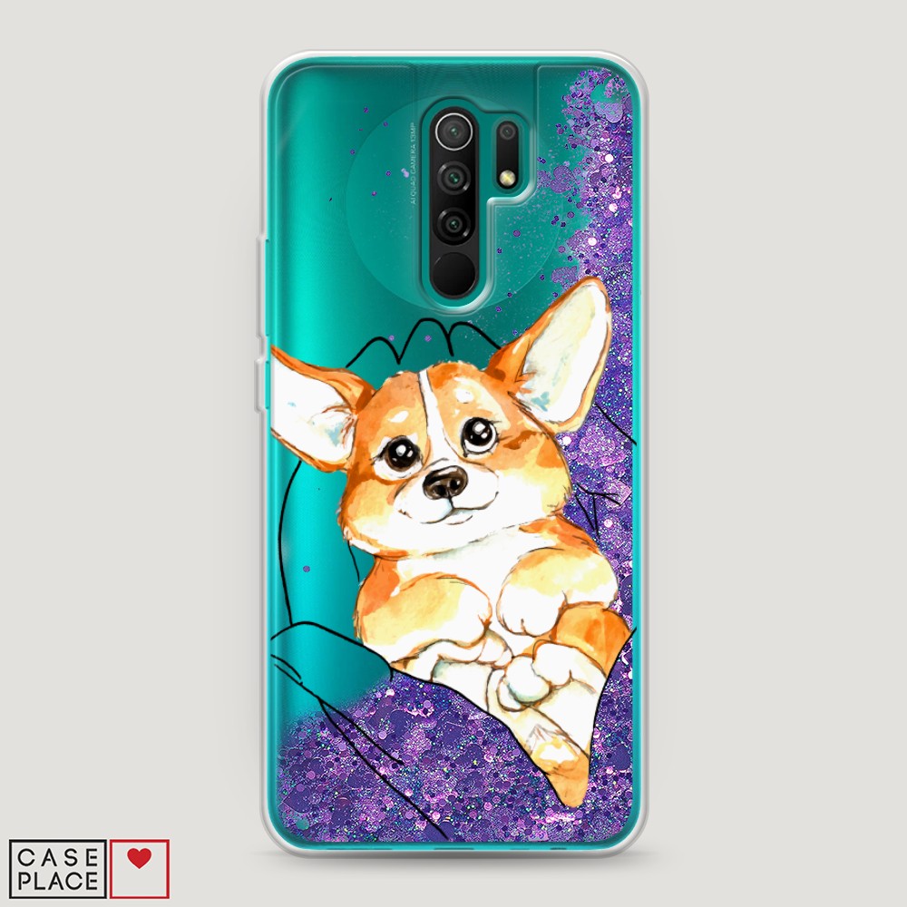 

Чехол Awog на Xiaomi Redmi 9 "Корги в ладошках", Разноцветный, 38392-1