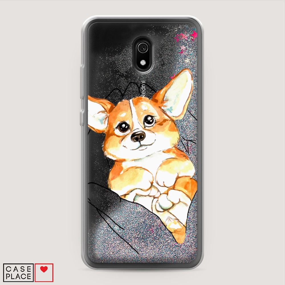 

Чехол Awog на Xiaomi Redmi 8A "Корги в ладошках", Разноцветный, 37291-1