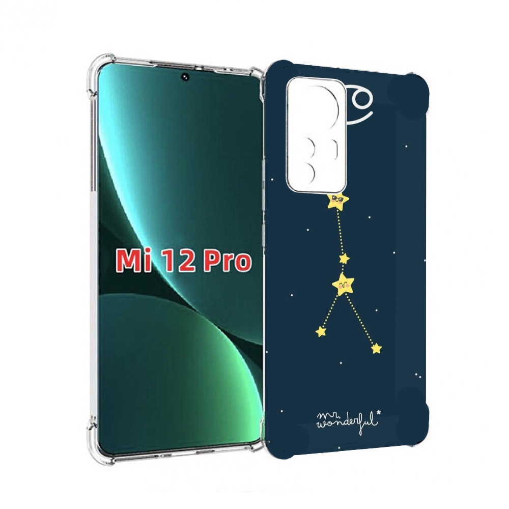 

Чехол MyPads знак-зодиака-рак-3 для Xiaomi 12S Pro, Прозрачный, Tocco