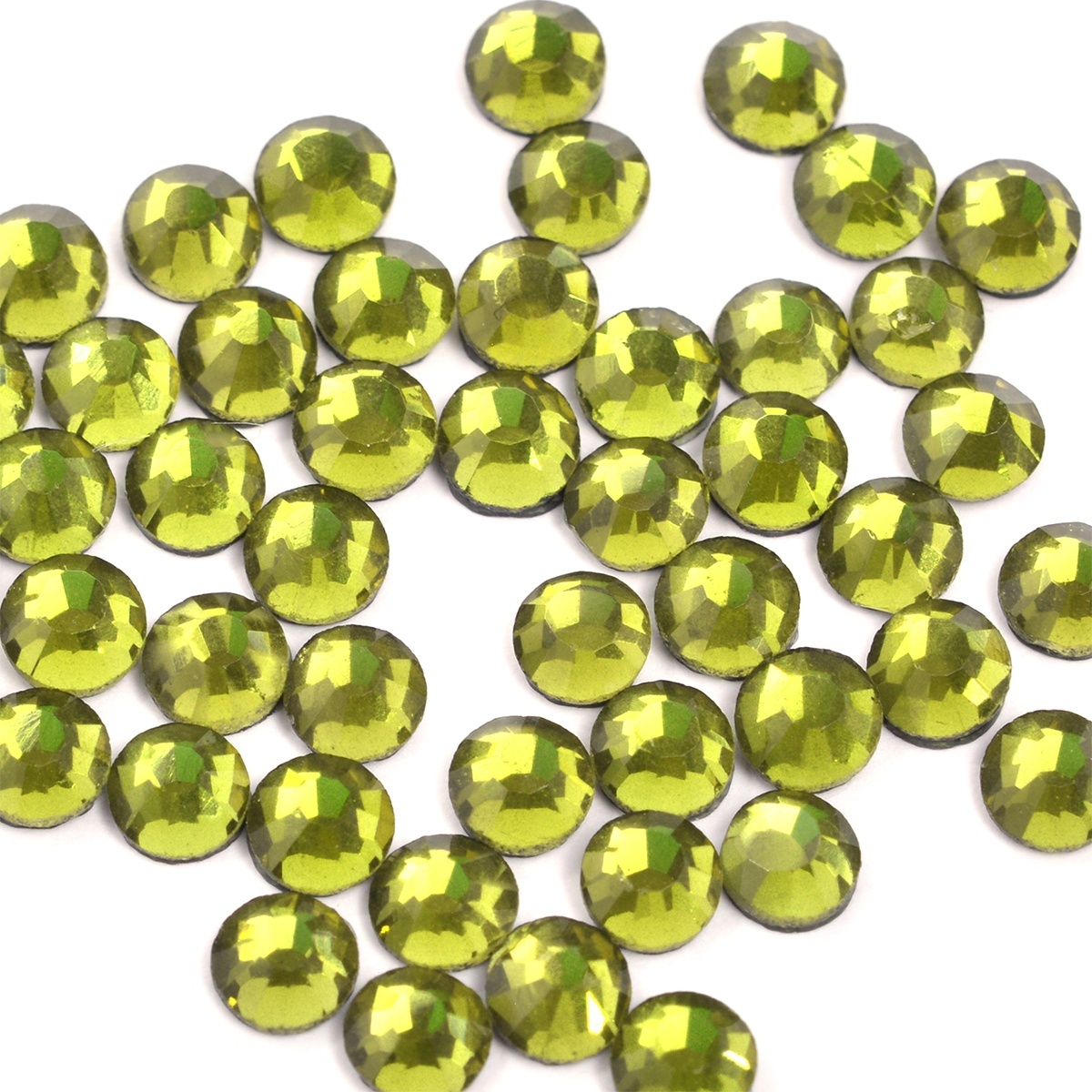 фото Ideal ss-20, (4,6-4,8 мм), olivine, 720 шт