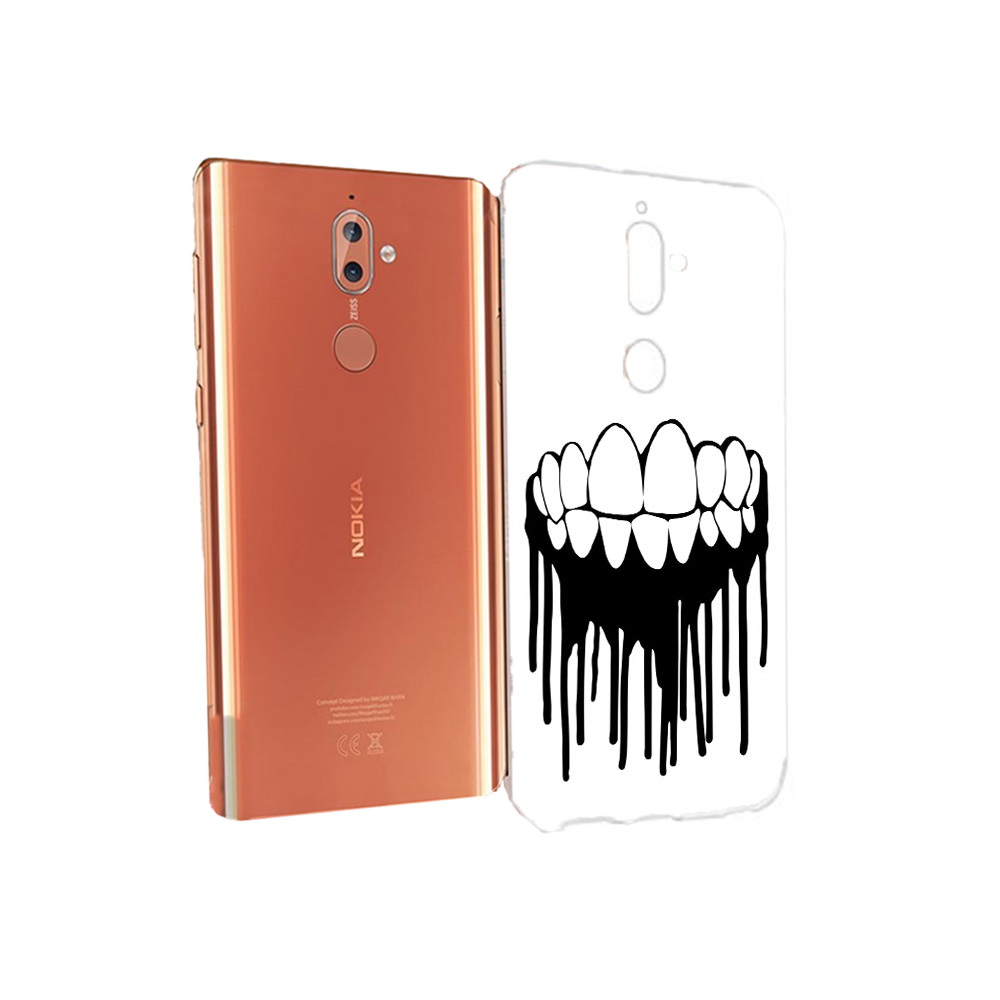 

Чехол MyPads Tocco для Nokia 9 зубы (PT126479.94.372), Прозрачный, Tocco