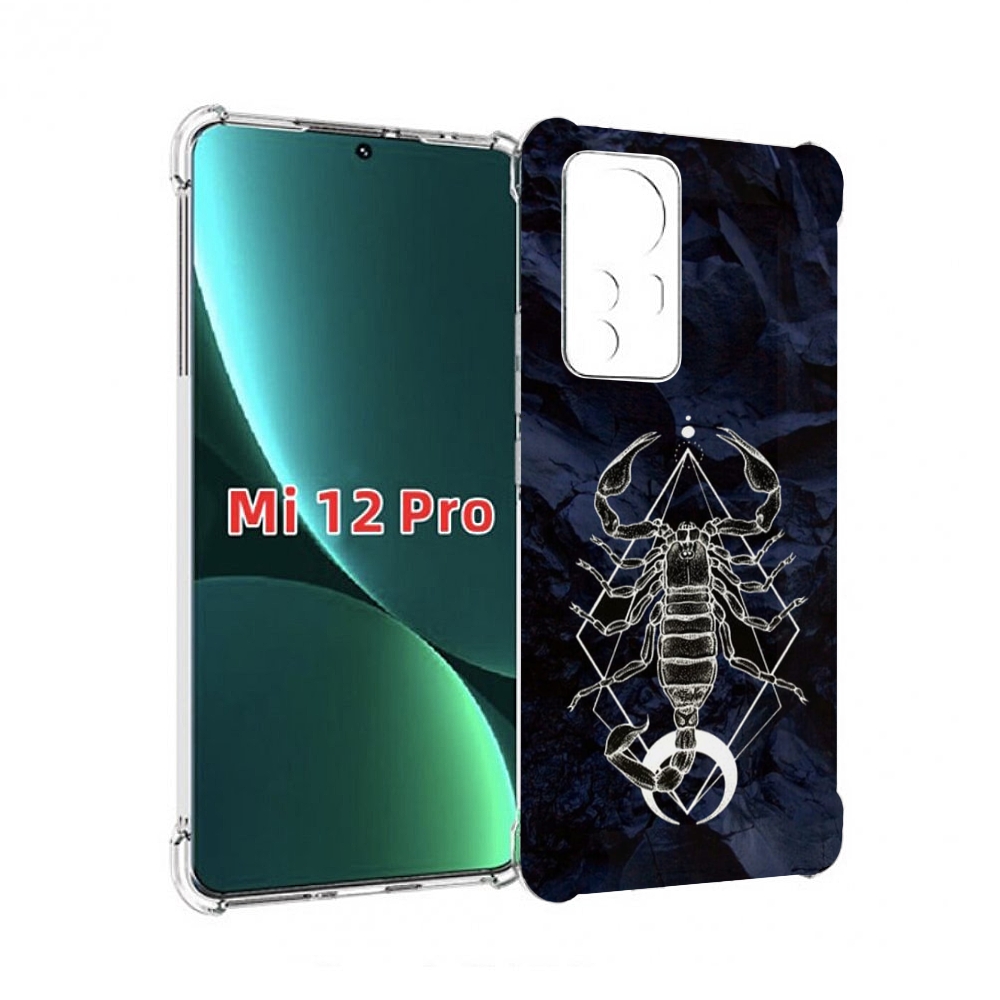 

Чехол MyPads знак зодиака скорпион 3 для Xiaomi 12S Pro, Прозрачный, Tocco