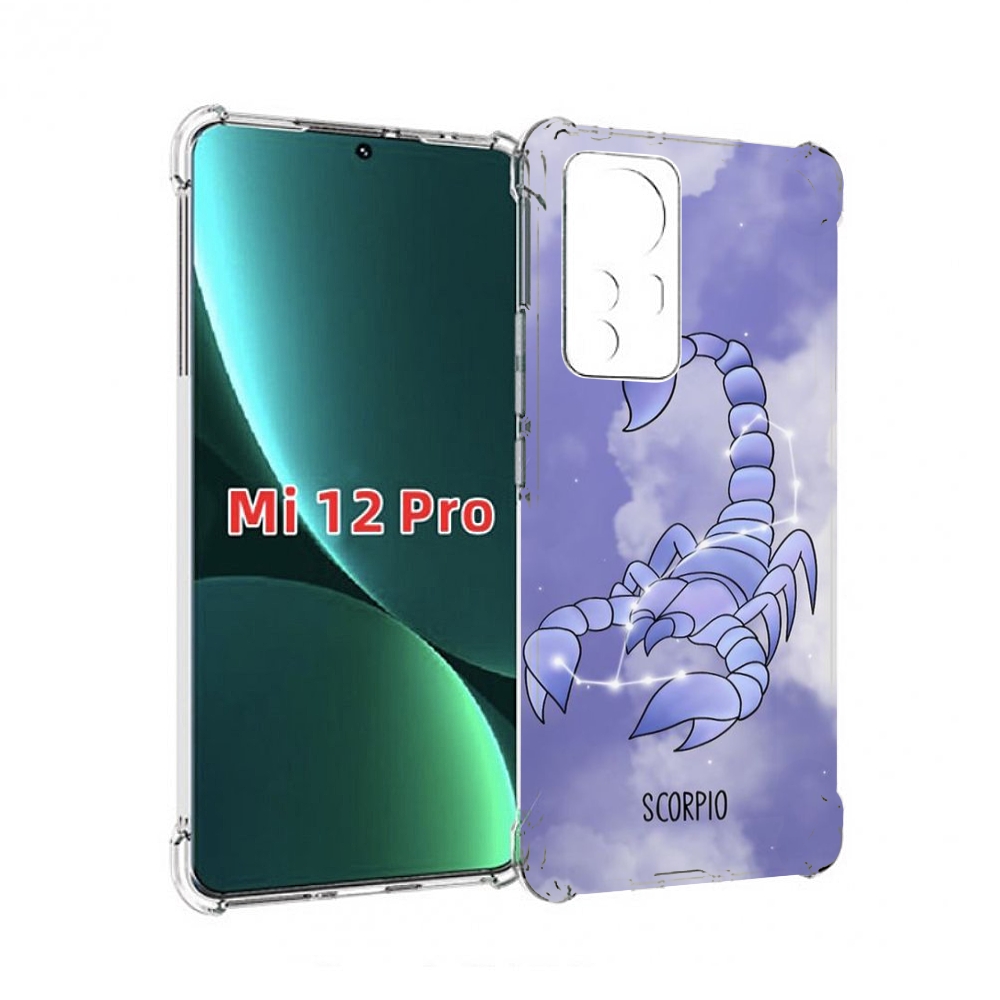 

Чехол MyPads знак зодиака скорпион 2 для Xiaomi 12S Pro, Прозрачный, Tocco