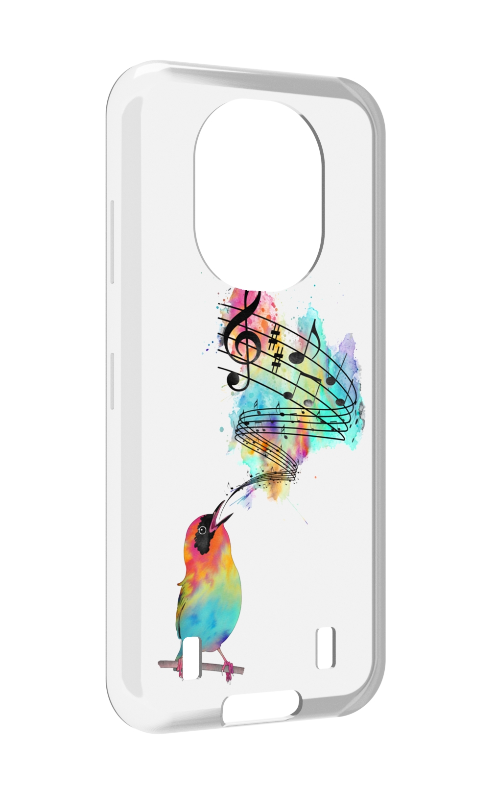 

Чехол MyPads певчая птичка для Oukitel WP16, Прозрачный, Tocco