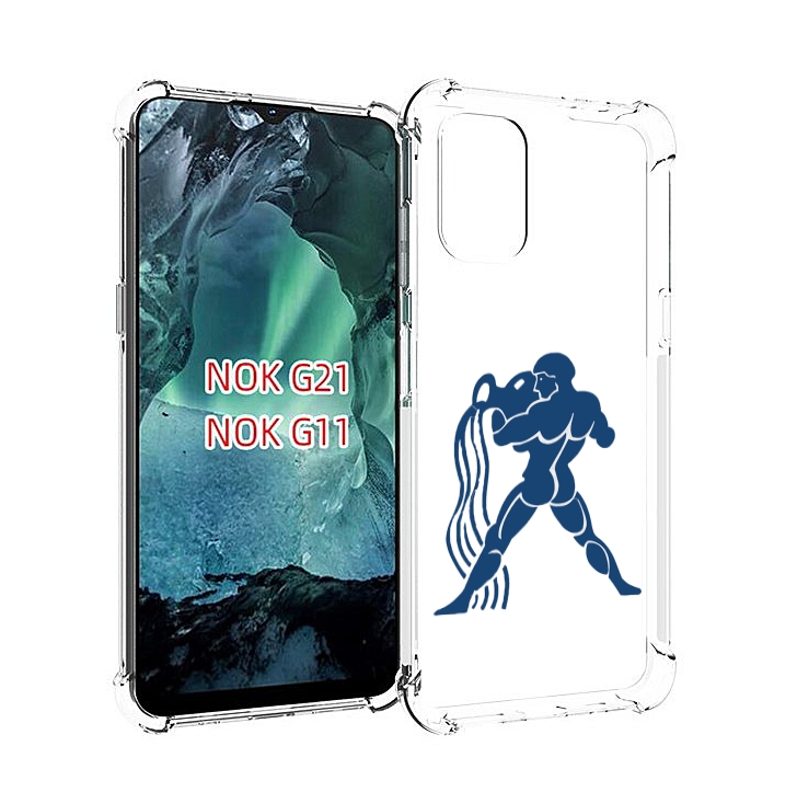 

Чехол Mypads Знак-Зодиака-Водолей7 Для Nokia G11/G21, Прозрачный, Tocco