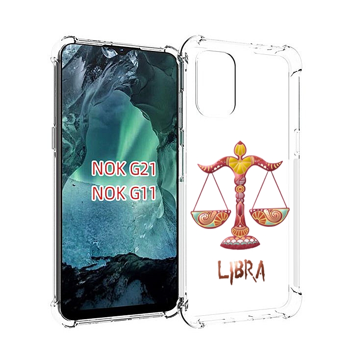 

Чехол Mypads Знак-Зодиака-Весы-8 Для Nokia G11/G21, Прозрачный, Tocco