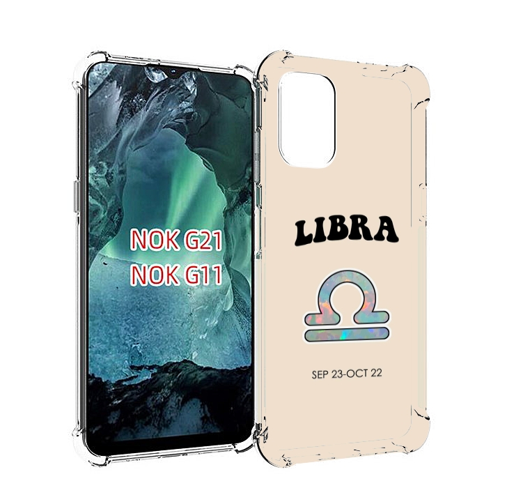 

Чехол Mypads Знак-Зодиака-Весы-6 Для Nokia G11/G21, Прозрачный, Tocco
