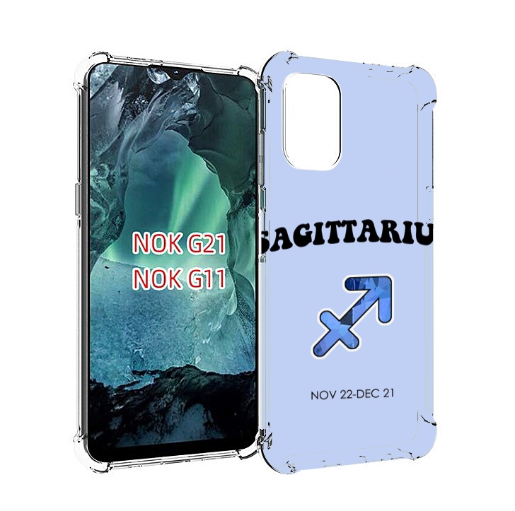 

Чехол Mypads Знак Зодиака Стрелец 1 Для Nokia G11/G21, Прозрачный, Tocco