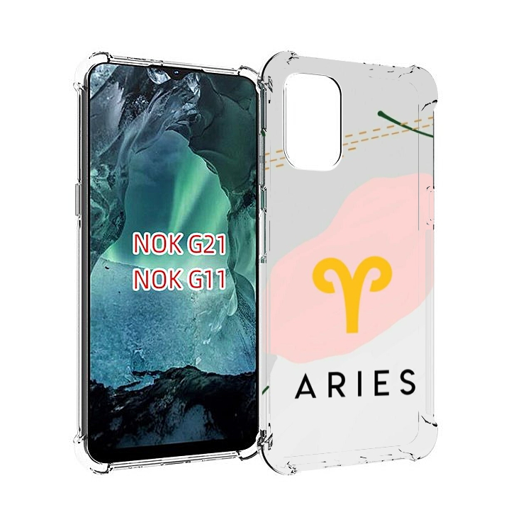 

Чехол Mypads Знак Зодиака Овен 7 Для Nokia G11/G21, Прозрачный, Tocco