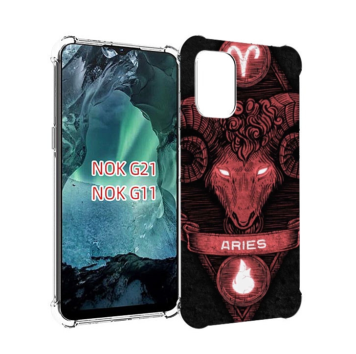 

Чехол Mypads Знак Зодиака Овен 6 Для Nokia G11/G21, Прозрачный, Tocco