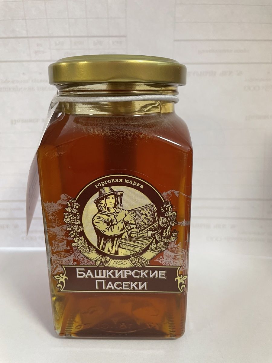 

Мед Башкирские пасеки цветочный 400 гр, мед Башкирские пасеки