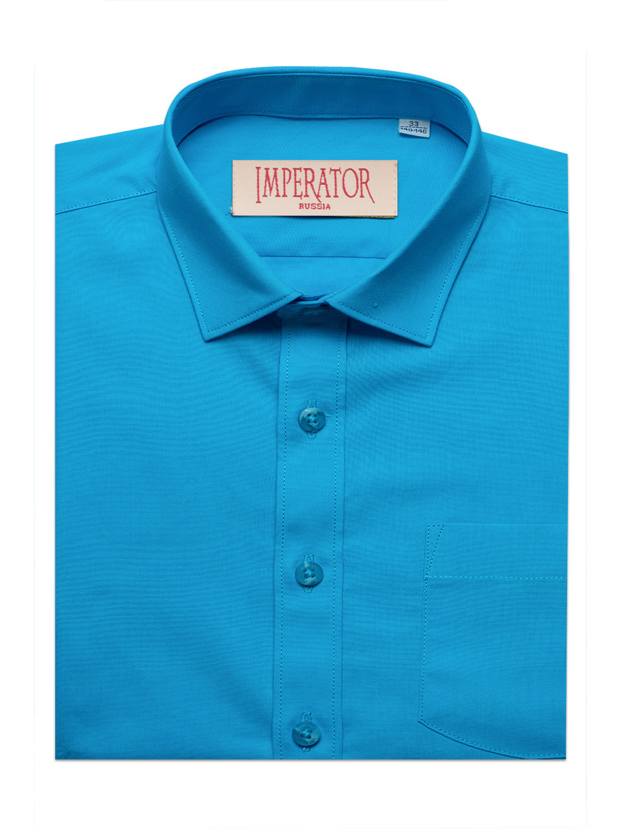 Рубашка детская Imperator Blue Aster, бирюзовый, 104