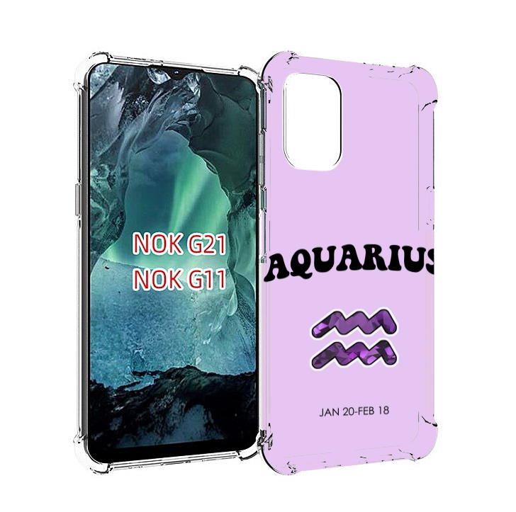 

Чехол Mypads Знак Зодиака Водолеи 4 Для Nokia G11/G21, Прозрачный, Tocco