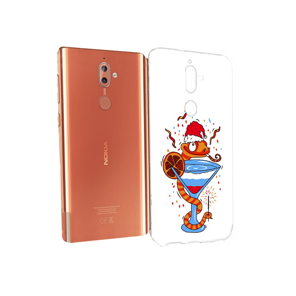 

Чехол MyPads Tocco для Nokia 9 змейка (PT126479.94.364), Прозрачный, Tocco
