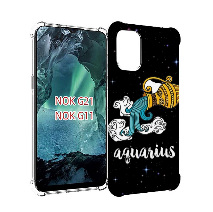 

Чехол Mypads Знак Зодиака Водолеи 2 Для Nokia G11/G21, Прозрачный, Tocco