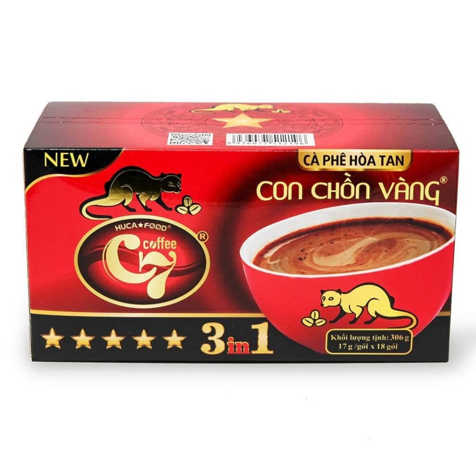 

Кофе растворимый HUCA FOOD Golden Weasel Instant coffee 3 in 1 Золотой ЧОН
